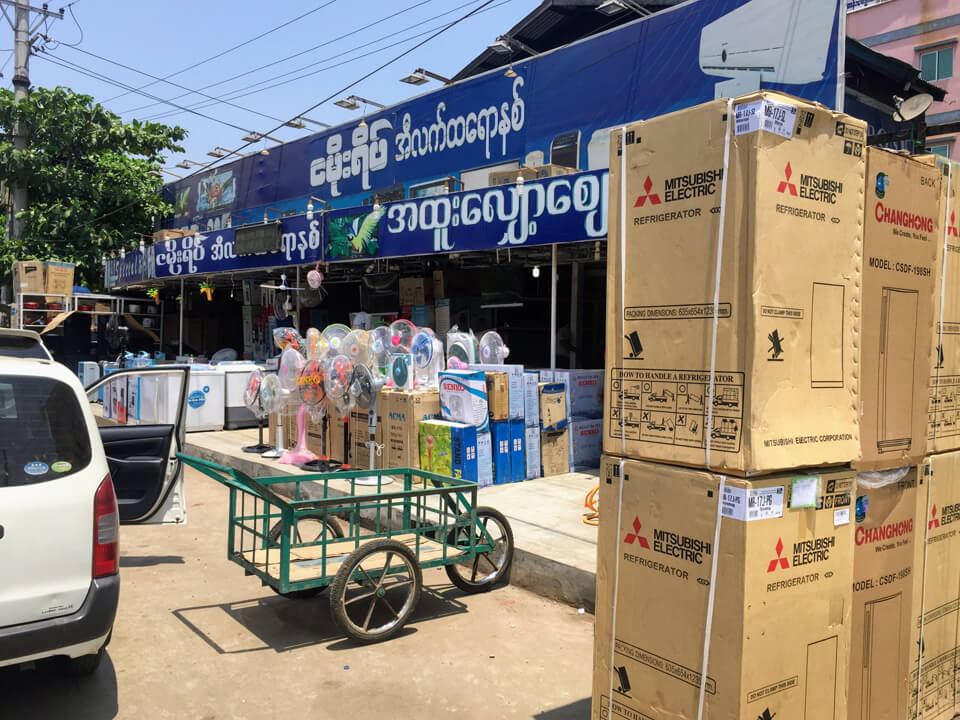 路面店の店頭