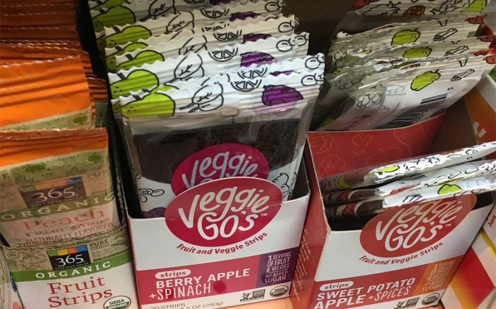 野菜を使ったスナック食品