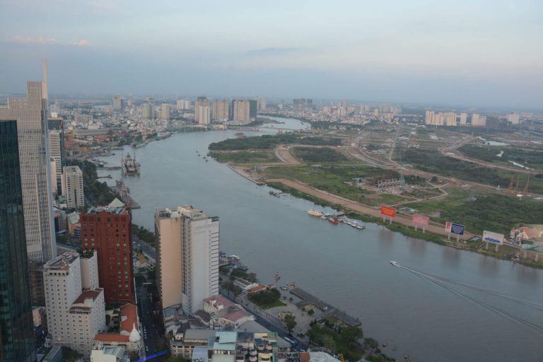 ベトナムの都市風景