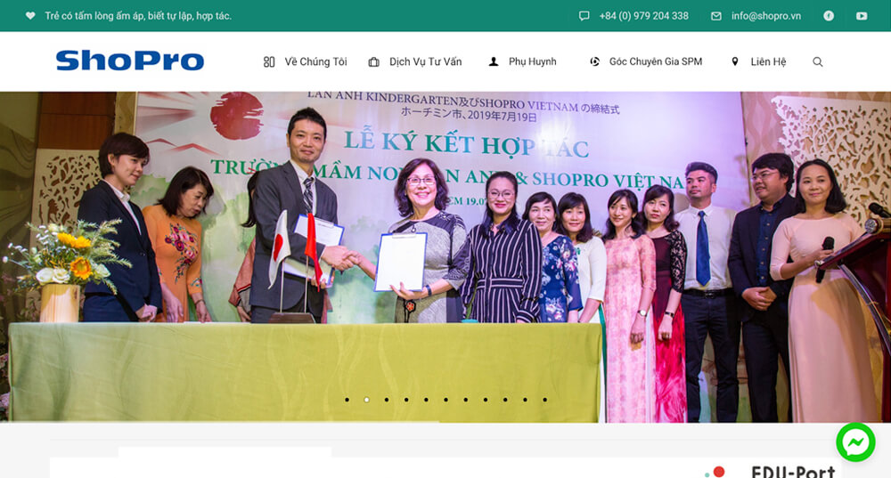 日本式教育のコンサルティングShoPro Vietnam ホーチミン